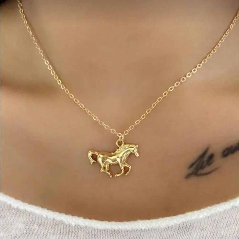 Horse Pendant Necklace #1993